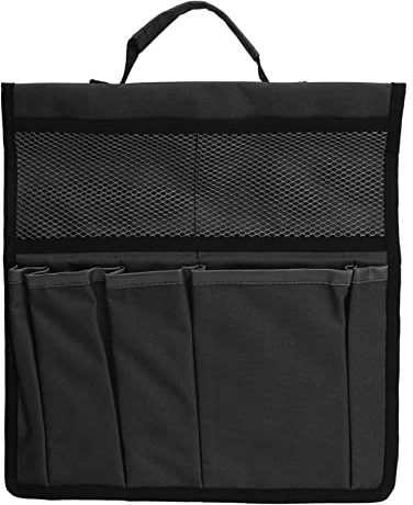 Kelepu Garden Pouch, Faltbare tragbare Garten Kniebank Knietasche Gartengeräte Lagerung Hocker mehrere Aufbewahrungstasche 12,0 x 13,4 in (Schwarz)