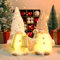 yumcute Weihnachtsdeko Wichtel, 2 Stück Led Groß Weihnachtswichtel Figuren Weihnachten Wichtel Zubehör Leuchtende Tomte Kantenhocker Skandinavische für Valentinstag Weihnachten und Festival