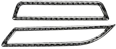 Bekuyu Adesivi Decorativi per Bocchette dell'Aria Pannello Strumenti in Fibra Carbonio per VW per Golf 7 R GTE GTD Mk7 2012-2016 2017 2018 2019 2020(LHD)