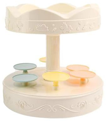 Pratico supporto girevole automatico per dessert a dondolo, per feste, per matrimoni e compleanni