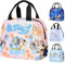 yumcute Lunch Bag, Pink Lunchbox Tasche, Lunchtasche Kinder, Kühltasche Kinder Mädchen Lunchbox Bag, Wiederverwendbarer LebensmittelbehäLter Little lunch, Cartoon Auslaufsichere Isolierte Lunchtasche