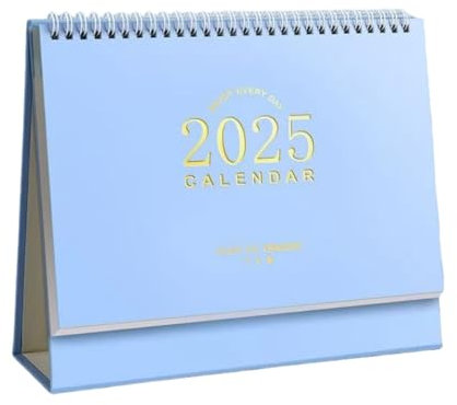 LOJAX Kreativer Ornament-Kalender für Linkshänder, Planer, personalisierter Tischkalender 2025 – personalisiertes Geschenk mit Foto – Größe 26 x 21 cm