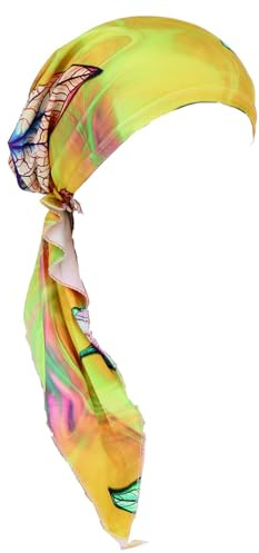 SONZECRLEE Couvre-chef de chimiothérapie pour femmes été - Bandana élastique et foulard avec motifs colorés pour femmes, 13