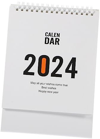 SHINEOFI Tischkalender 2024 Whiteboard-Kalender 2024 Monatskalender Schreibtischkalender Bürokalender büroorganisation bürodeko Monatlicher Kalender Kalenderschreibtisch Papier Weiß