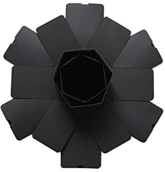 Kreative Foto Explosion Box Sechseckige mehrschichtige Papierbox Geburtstagsgeschenk-Foto Album DIY MACHEN BESTE GESCHÄFT FÜR JETAGTEL VERFRIGNTELTERLAFTENLAFFEN FRIENZEN BLACK 1SETPHOTO Explosion
