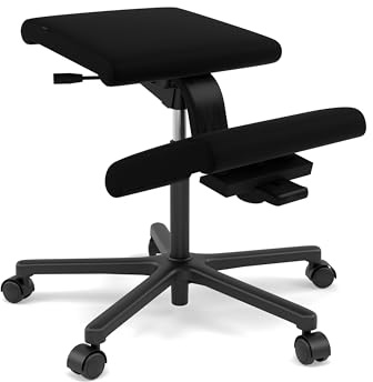 Varier Ergonomischer Kniestuhl mit Rollen – höhenverstellbare aktive Sitzgelegenheit für Büro & Zuhause Arbeitsbereiche