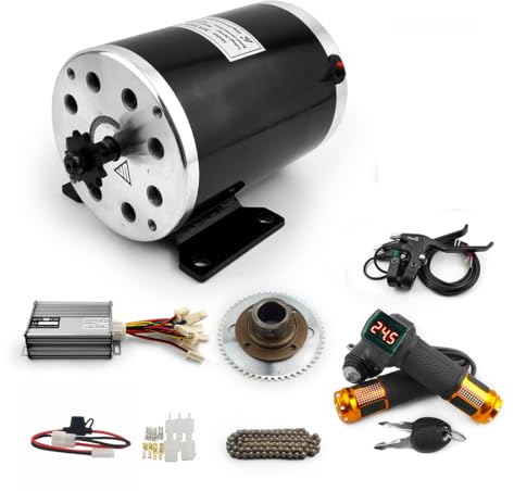 L-faster 1000W Motorcycle Motor Kit Changing Gas ATV to ATV DIY Electric 4-Wheel Child Vehicle Scooter Engine (36V Twist kit)