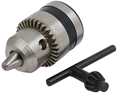 Aexit B12 1,5 mm-10 mm Kapazität, konische Spindel-Bohrfutter mit Schlüsselwerkzeug (4f97ec3809d9492da003983140403c17)