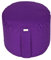 Yogabox Hochwertiges Meditationskissen Rondo Big - Yogakissen extra hoch Bezug und Innenkissen 100% Baumwolle Ø ca. 34 cm, lila