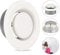 AFASOES Round Ceiling Vent Adjustable Air Valve Grill Ventilation Ducting Hose Cover Bathroom Wall Vent Cover Metal Extractor Fans Grille for Bathroom Office Kitchen, White (100mm 4 Dia)