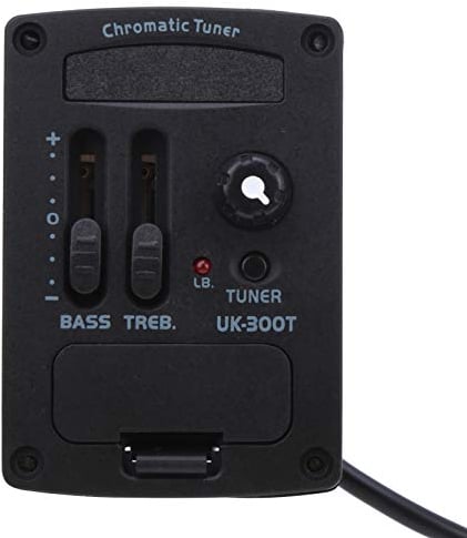 Ukulele 2 Band EQ Amplificatore Equalizzatore Preamplificatore Pickup Accessori per ukulele Forniture Per Il Ritiro