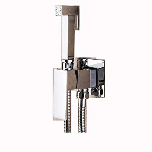 Idroscopino Wc Rubinetto Per Doccia In Ottone Rubinetto Per Bidet Miscelatore Per Lavatrice Doccia Miscelatore Per Acqua Calda Fredda Gru Doccia Quadrata Spray-F