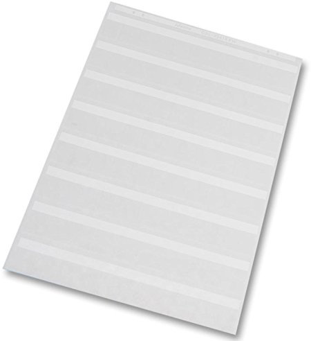 A4 SELF Laminating Labels White | Cable Management Wire Markers Clip Style Accessories, 1 X Qty - CSL-03418P-9