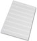 A4 SELF Laminating Labels White | Cable Management Wire Markers Clip Style Accessories, 1 X Qty - CSL-03418P-9
