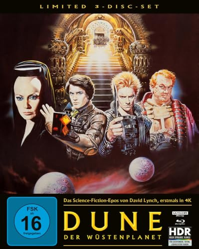 Dune - Der Wüstenplanet- Mediabook - Cover B (4K Ultra HD) (+ Blu-ray 2D) (+ Bonus-Blu-ray)