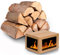 Holz Brennholz Buche Kaminholz 100 Kg Holzscheite 25-33 cm. Kammergetrocknetes Buchenholz bis 400 Kg. Feuerholz für Kamin Grill