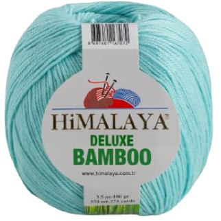 Strickfein Himalaya Deluxe Bamboo Wolle Strickgarn 60% Bambus 40% Baumwolle 100gr 124-15 Türkis