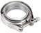 Bohaner 2.5 Inch 63mm Stainless Steel V-Band Clamp & Flat Flanges Kit Exhaust Pipe