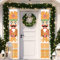 Tatuo Weihnachten Nussknacker Tür Banner Nussknacker Soldat Veranda Schilder Nussknacker Soldat Modell Tür Dekoration für Weihnachten Hof Indoor Outdoor Wand Party Zubehör Dekor (Lebkuchen)