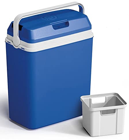 Nevera eléctrica azul portátil capacidad 29 litros