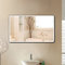 Drumm Miroir de salle de bain 70 x 120 cm, miroir de maquillage éclairé,miroir de salle de bain avec bande de LED brillan,miroir de courtoisie avec interrupteur tactile…