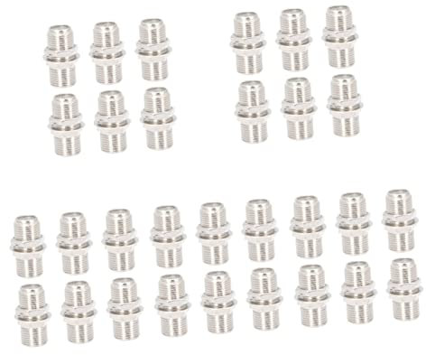 Vaguelly 30 Sets Tv-Verbindung Satelliten-Tv-Antenne Koaxialkabel Antenne Für Tv-Buchse Extender Koax-Anschlüsse Tv-Koaxialkabel- Kabelanschluss Zubehör Tv-Video