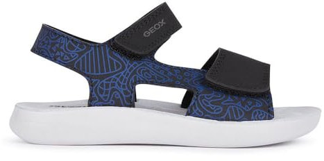 Geox Garçon J Sandal Lightfloppy, Black Royal, 30 EU