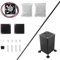 BCZAMD 3D Drucker Upgrade Zubehör Tool Luftfilter Design Halfr Baked Kits: Aktivierte Carboon-Filter mit Dual 5015 24V Lüftergebläse Nicht enthalten gedruckte Teil für Ende 3 V2 5 Plus Kobra2 Neptune3