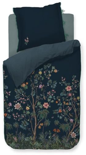 Pip Studio Perkal-Bettwäsche-Garnitur Il Paradiso Farbe Dark Blue Größe 155x220