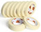 TAPEBEAR All Purpose Masking Tape 18mm x 55m, Beige Painters Tape Decorators Tape for Painting, Decorating, Artists DIY Crafts, Home Office School Projects, 10 Rolls