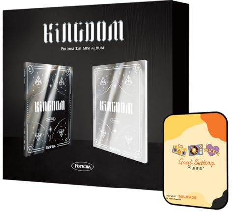 Forténa Album - KINGDOM Random ver.+Pre Order Benefits+BolsVos Exclusive K-POP Giveaways Package