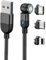 EVO market Cable Carga USB Magnetico 3 en 1, 3A Carga Rapida