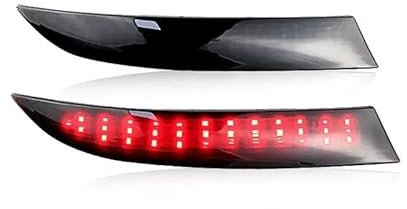 Rückleuchten für Anhänger für BM&W X5 E70 LCI 2010 2011 2012 2013 Dritte 3. Bremslicht, 2 Stück LED-Stoßfänger, Auto-Heckstoßfänger, Reflektor, Bremslicht, Farbe: 2 Stück Smoke Lens