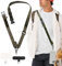 Golifyne 25mm Crossbody Handyband zum Umhängen | Handykette Breit für Sichere Halterung | Outdoor, Reise, Unterweg Umhängeband + 2 Stück Pad für alle Smartphone (ohne Hülle) - Armee Grün