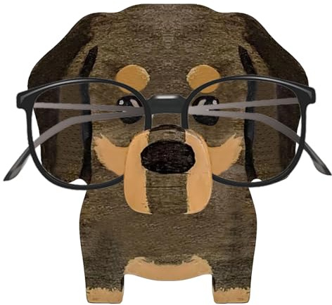 Brillenhalter aus – bezaubernder Hunde-Brillenhalter, Büro-Schreibtisch-Dekoration mit Dackel und Deutscher Schäferhund, stilvoller Brillen-Organizer für Zuhause und Arbeit