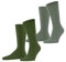 Burlington Herren Socken Everyday Multipack M So Baumwolle einfarbig 2 Paar, Grün Fir Green 7656, 40-46