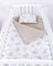 Babylux Babydecke 75x100 cm mit Kissen 30x35 cm – Kuscheldecke aus Minky & Baumwolle – Krabbeldecke für Kinderwagen, Babybett & Spielgruppe (K138 - Bären)