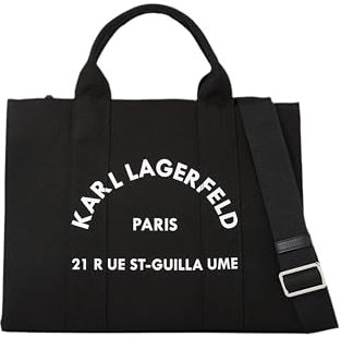 KARL LAGERFELD Essentials A1W50010 Einkaufstasche, Schwarz, Schwarz , Einheitsgröße