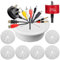 Yopeissn 6PCS TV Cord Hider 2-3/8(60mm) in Wall Cable Management Kit Cord Hider for Wall Mounted TV Hole Saw Drill Attachment A