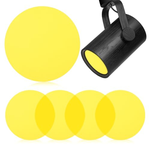 MAGICLULU Transparency Sheets, Gel Light Diffuser Film for Photography | Acetate Sheets Mood Lighting Correction, Transparent Self Adhesive Lighting Filters Warm Light Stickers, for Home Decor