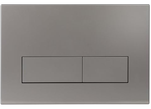 Mendorio WC Drückerplatte für Geberit Sigma 01/20/30/21/40,Dunkelgrau Matt | WC Betätigungsplatte für Geberit 115770115 UP300/UP320 Spülkasten,2-Mengen-Spülung,24.6x16.4 cm,Komplettes Montage-Set
