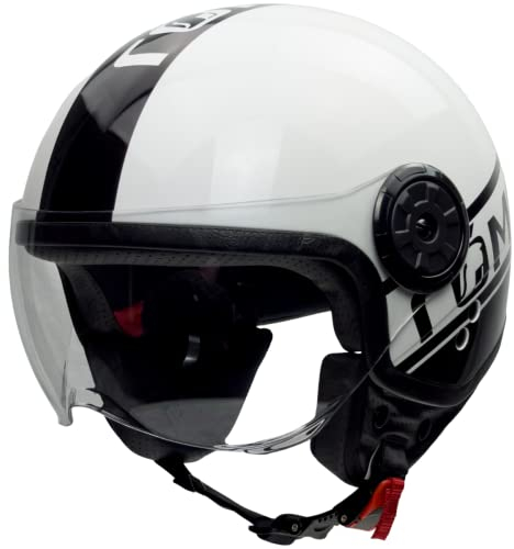 Römer Helmets Römer Jethelm Fight Weiß/Schwarz Glänzend, Weiß, Größe L