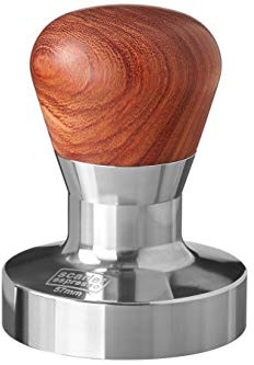 scarlet espresso | Tamper »Passion« für Barista; mit ergonomischem PVC- oder Edelholzgriff nach Wahl und Präzisions-Edelstahlbasis (57 mm)