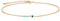 Mevecco Dainty Evil Eye Protection Necklace,14K Gold Plated Cute Delicate Handmade Tiny Bead Necklace for Women