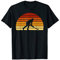 Vintage Sonne Hockey Geschenk für Hockeyspieler T-Shirt