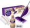 Swiffer WetJet Kit básico de limpieza para suelos de madera, productos multiusos de limpieza de suelos, 1 fregona, 10 mopas, solución de limpieza, incluye pilas