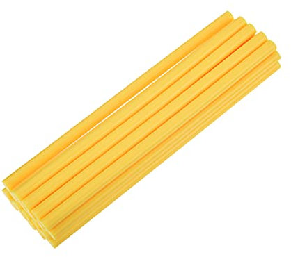 Othmro Hot Glue Gun Sticks Light Yellow 20PCS, EVA Glue Sticks Mini for DIY Art Craft 11mmx0.25M