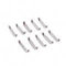 Broschennadeln, 50 Stück Sicherheitsnadeln Pin Nadel, Brosche Pin Backs Sicherheitsverschluss Bar Pin, für Schmuck Handwerk, 32mm