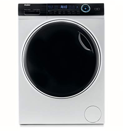Haier HW100-B14979 Série I-Pro 7 Machine à laver 10 kg à chargement frontal, 1400 tours, traitement antibactérien, 59 x 53 x 85 cm, blanc, classe A