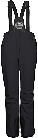 killtec Damen Funktionshose/Skihose mit abnehmbaren Trägern KSW 249 WMN SKI PNTS, schwarz, 48, 37559-000